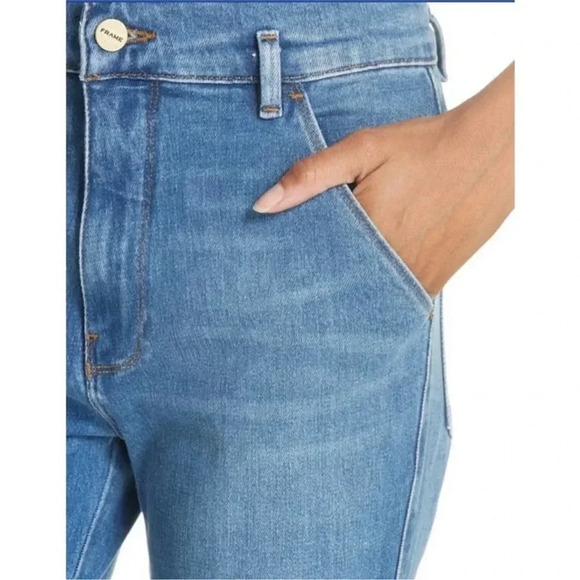 FRAME - Le Slender Straight Leg Jeans Thistle Wash LSLTR969 Women's Size 29 - Picture 2 of 12